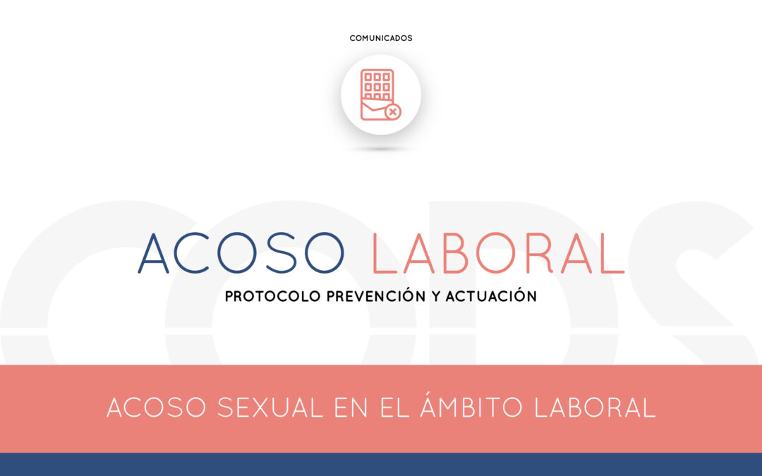 Protocolo de prevención frente al acoso sexual en el trabajo